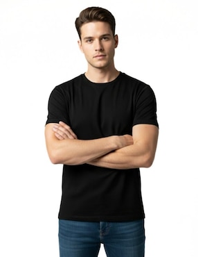 Set playera Indicum Denim cuello redondo para hombre