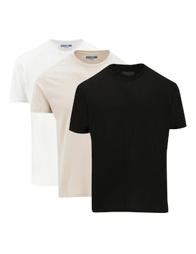 Set playera Indicum Denim cuello redondo para hombre