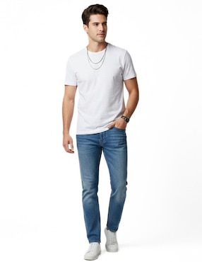 Set playera Indicum Denim cuello redondo para hombre