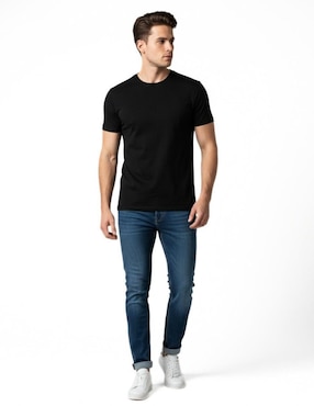 Set playera Indicum Denim cuello redondo para hombre