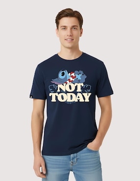 Playera Disney Stitch cuello redondo para hombre