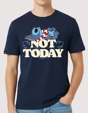 Playera Disney Stitch cuello redondo para hombre