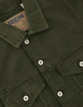 Set chamarra denim Indicum Denim de mezclilla con bolsillos para hombre