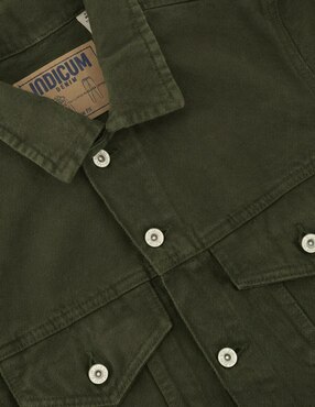 Set chamarra denim Indicum Denim de mezclilla con bolsillos para hombre