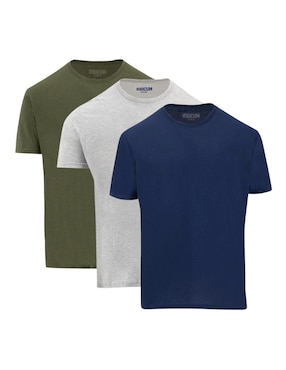 Set playera Indicum Denim cuello redondo para hombre