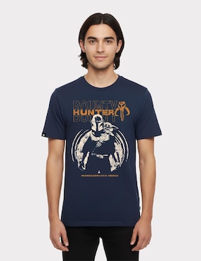 Playera Disney The Mandalorian cuello redondo para hombre