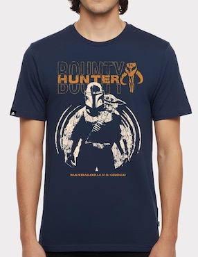 Playera Disney The Mandalorian cuello redondo para hombre