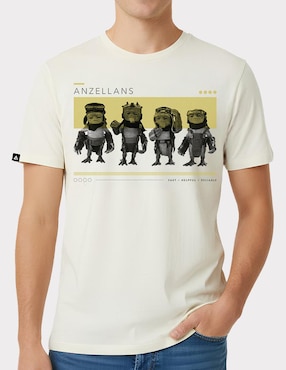Playera Disney The Mandalorian cuello redondo para hombre
