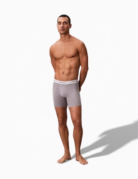 Set bóxer brief Calvin Klein de algodón para hombre 3 piezas