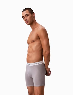 Set bóxer brief Calvin Klein de algodón para hombre 3 piezas