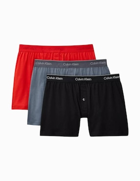 Set bóxer Calvin Klein de algodón para hombre 3 piezas