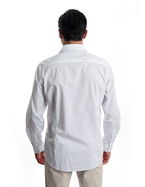 Camisa casual Kenneth Cole de algodón manga larga para hombre