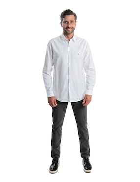 Camisa casual Kenneth Cole de algodón manga larga para hombre