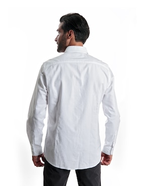 Camisa casual Kenneth Cole de algodón manga larga para hombre
