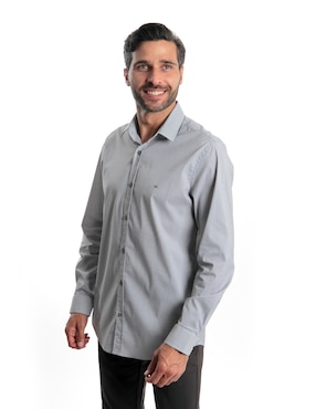 Camisa casual Kenneth Cole manga larga para hombre