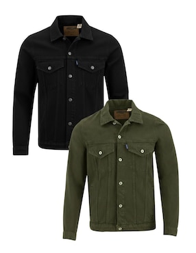 Set chamarra denim Indicum Denim de mezclilla con bolsillos para hombre