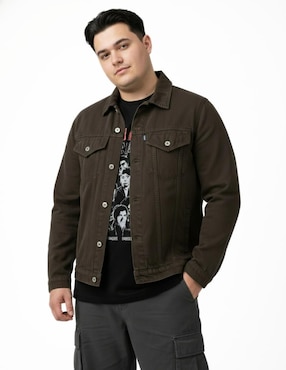 Set chamarra denim Indicum Denim de mezclilla con bolsillos para hombre