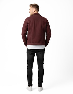 Set chamarra denim Indicum Denim de mezclilla con bolsillos para hombre