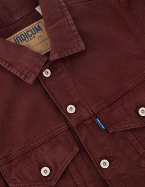 Set chamarra denim Indicum Denim de mezclilla con bolsillos para hombre
