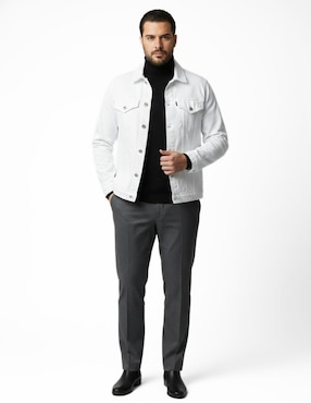 Set chamarra denim Indicum Denim de mezclilla con bolsillos para hombre