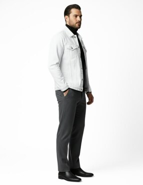 Set chamarra denim Indicum Denim de mezclilla con bolsillos para hombre