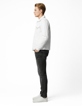 Set chamarra denim Indicum Denim de mezclilla con bolsillos para hombre