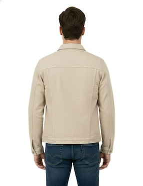 Set chamarra denim Indicum Denim de mezclilla con bolsillos para hombre