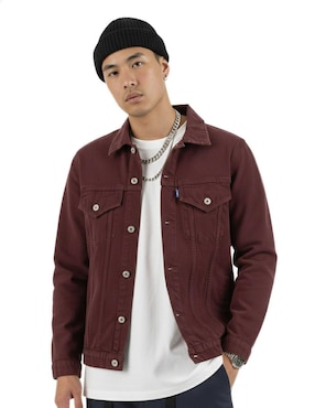 Set chamarra denim Indicum Denim de mezclilla con bolsillos para hombre