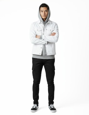 Set chamarra denim Indicum Denim de mezclilla con bolsillos para hombre