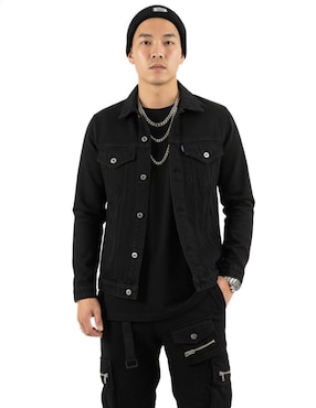Set chamarra denim Indicum Denim de mezclilla con bolsillos para hombre