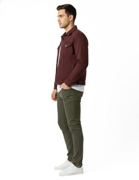 Set chamarra denim Indicum Denim de mezclilla con bolsillos para hombre