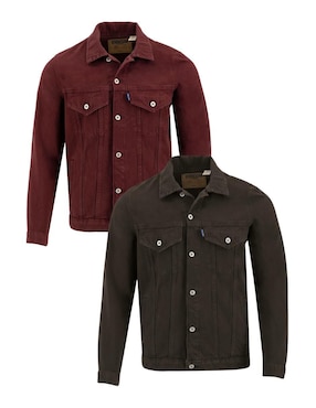 Set chamarra denim Indicum Denim de mezclilla con bolsillos para hombre