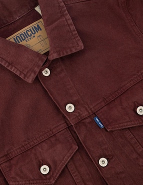 Set chamarra denim Indicum Denim de mezclilla con bolsillos para hombre