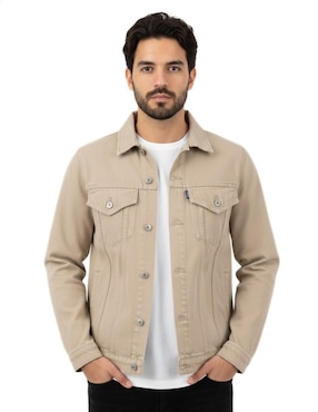 Set chamarra denim Indicum Denim de mezclilla con bolsillos para hombre