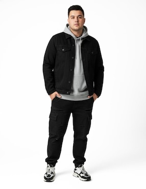 Set chamarra denim Indicum Denim de mezclilla con bolsillos para hombre
