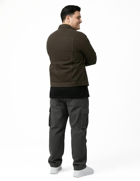 Set chamarra denim Indicum Denim de mezclilla con bolsillos para hombre