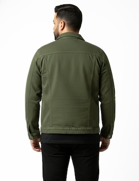 Set chamarra denim Indicum Denim de mezclilla con bolsillos para hombre