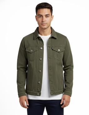 Set chamarra denim Indicum Denim de mezclilla con bolsillos para hombre