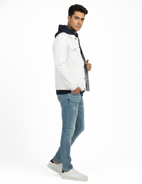 Set chamarra denim Indicum Denim de mezclilla con bolsillos para hombre