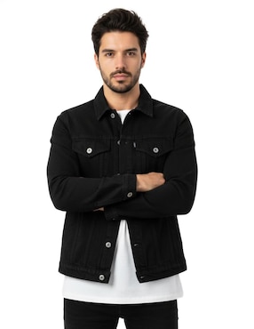Set chamarra denim Indicum Denim de mezclilla con bolsillos para hombre