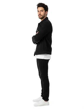 Set chamarra denim Indicum Denim de mezclilla con bolsillos para hombre