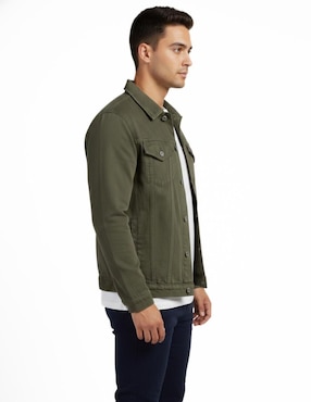 Set chamarra denim Indicum Denim de mezclilla con bolsillos para hombre
