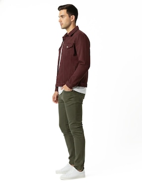 Set chamarra denim Indicum Denim de mezclilla con bolsillos para hombre