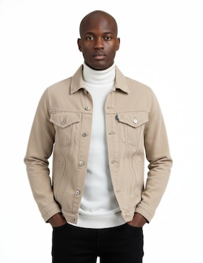 Set chamarra denim Indicum Denim de mezclilla con bolsillos para hombre