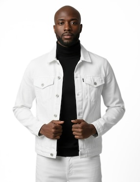 Set chamarra denim Indicum Denim de mezclilla con bolsillos para hombre