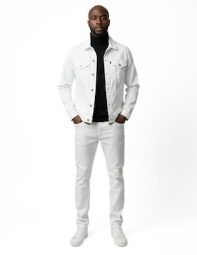 Set chamarra denim Indicum Denim de mezclilla con bolsillos para hombre