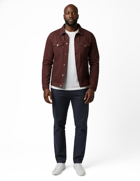 Set chamarra denim Indicum Denim de mezclilla con bolsillos para hombre