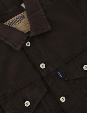 Set chamarra denim Indicum Denim de mezclilla con bolsillos para hombre
