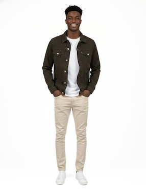 Set chamarra denim Indicum Denim de mezclilla con bolsillos para hombre