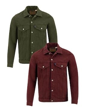 Set chamarra denim Indicum Denim de mezclilla con bolsillos para hombre